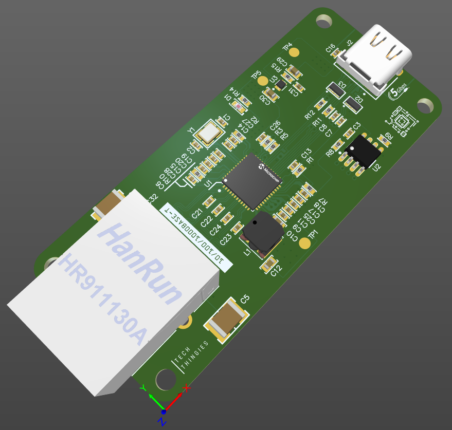 LAN7800-Board, Gigabit Ethernet to USB High-Speed Converter Design